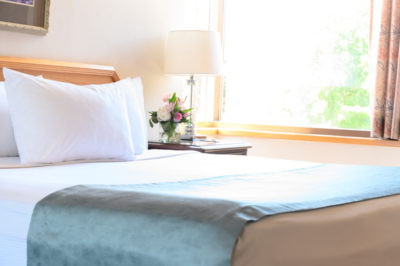Executive Suite Close up of the bed