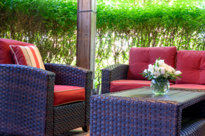 Bernier Suite outdoor seating area