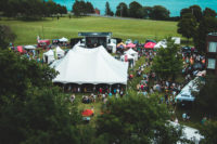 Beer, Bourbon, BBQ and Blues Festival Aerial View