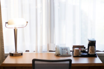 Coffee station and desk